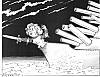 1982 3 avril Le Republicain Lorrain Dessin de Ferreira Cap au sud invicible Armada La guerre des Malouines.jpg